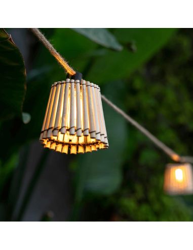 Guirnalda de yute exterior Okinawa ambiente New Garden | LeonLeds