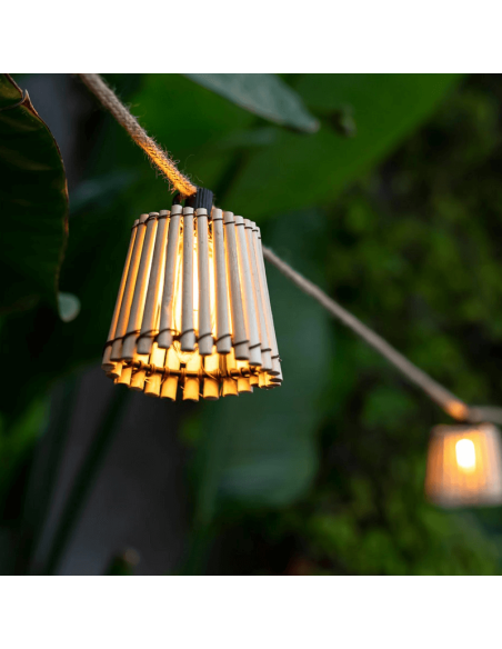 Guirnalda de yute exterior Okinawa ambiente New Garden | LeonLeds