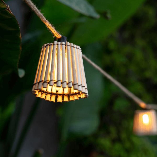 Guirnalda de yute exterior Okinawa ambiente New Garden | LeonLeds