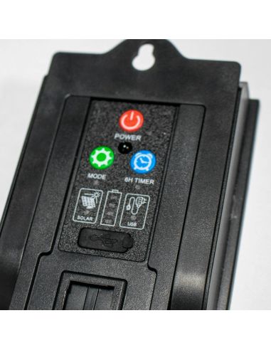 Guirnalda de yute exterior Okinawa mando solar | LeonLeds