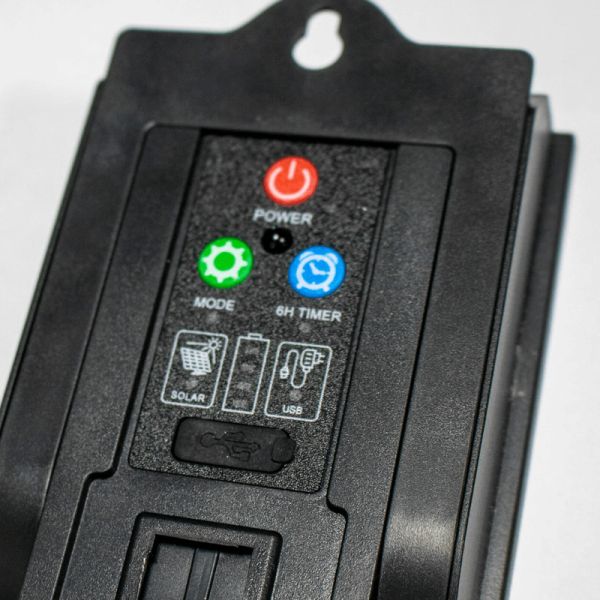 Guirnalda de yute exterior Okinawa mando solar | LeonLeds