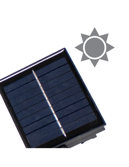 Guirnalda de yute exterior Okinawa placa solar | LeonLeds