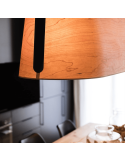Lámpara colgante Stood de madera con 5 luces E27 Faro