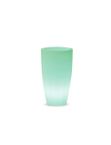 Maceta con luz multicolor recargable Bambú de 70cm