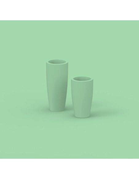 Maceta con luz multicolor recargable Bambú de 70 o 90cm New Garden