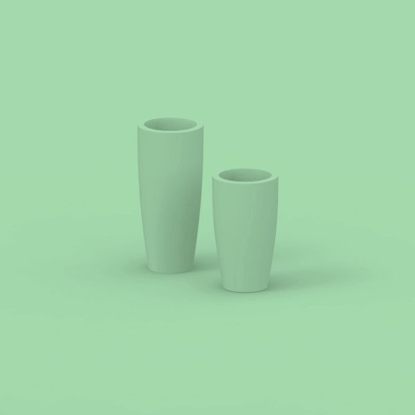 Maceta con luz multicolor recargable Bambú de 70 o 90cm New Garden