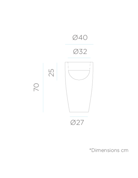 Vaso de flores multicolorido recarregável de bambu de 70 medidas com luz