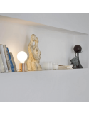 Candeeiro de mesa Ten metal sem sombra 1xE27 cobre ambiente