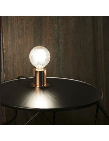 Lámpara de mesa Ten de metal sin pantalla 1xE27 cobre ambiente Faro