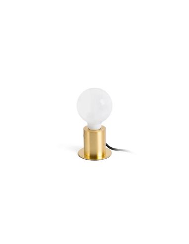 Lámpara de mesa Ten de metal sin pantalla 1xE27 oro