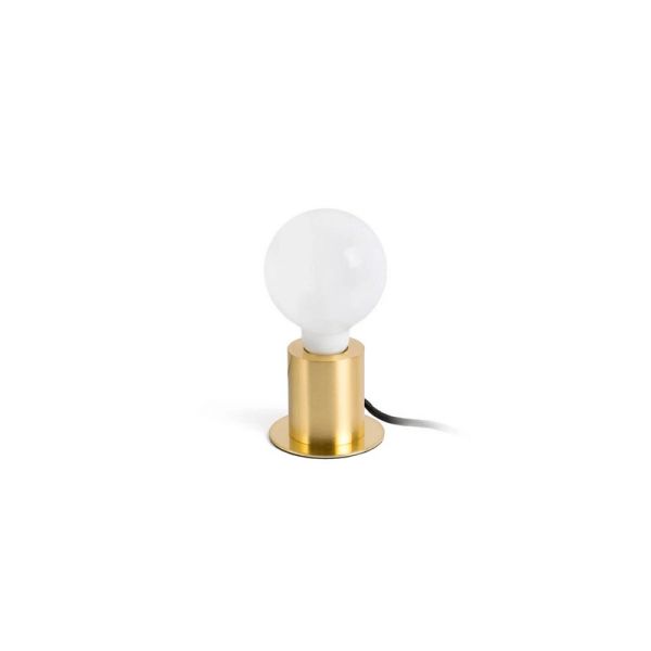 Lámpara de mesa Ten de metal sin pantalla 1xE27 oro
