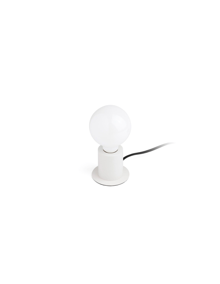 Lampe à poser Ten en métal sans abat-jour 1xE27 blanc