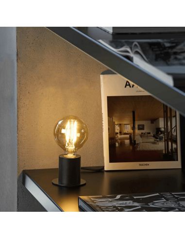 Lampe à poser Ten en métal sans abat-jour 1xE27 ambient black