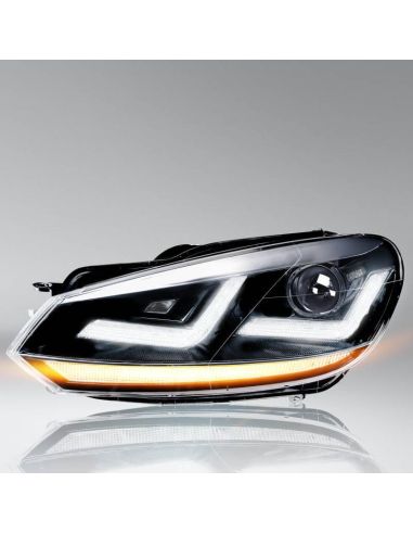 Golf 6 Faróis de LED LEDriving Xenarc Chrome - Pack 2 LEDHL102-CM Osram | leonleds