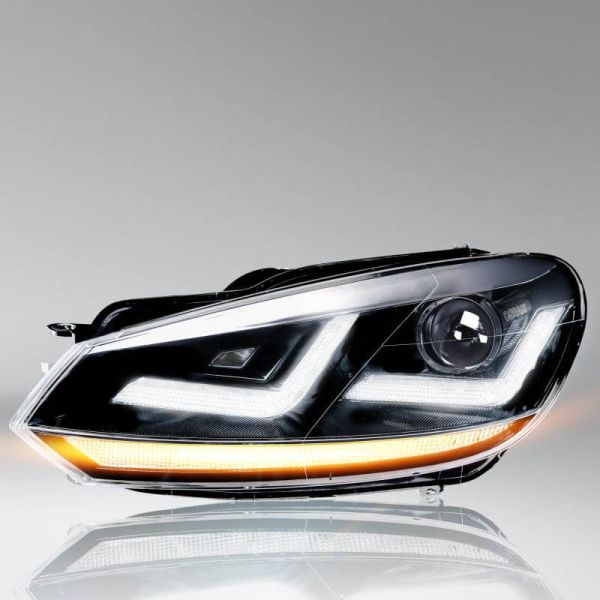 Golf 6 Faróis de LED LEDriving Xenarc Chrome - Pack 2 LEDHL102-CM Osram | leonleds