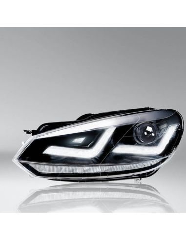 Faros LED delanteros Golf 6 LEDriving Xenarc Chrome - Pack 2 LEDHL102-CM Osram | LeonLeds