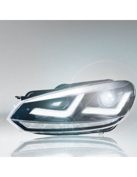 Faros LED delanteros Golf 6 LEDriving Xenarc Chrome - Pack 2 LEDHL102-CM Osram | LeonLeds