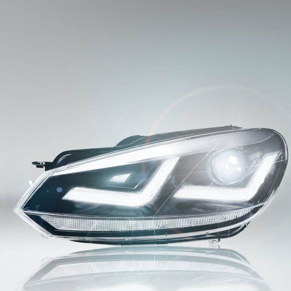 Phares LED Golf 6 LEDriving Xenarc Chrome - Pack 2 LEDHL102-CM Osram | leonleds