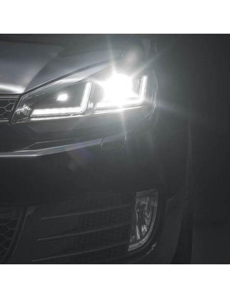 Phares LED Golf 6 LEDriving Xenarc Chrome - Pack 2 LEDHL102-CM Osram | leonleds