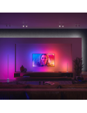 Lámpara de mesa LED inteligente de estilo moderno Blanca ambiente