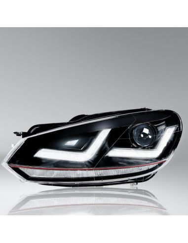 Faros delanteros LED Golf 6 LEDriving Xenarc GTI - Pack 2 LEDHL102-GTI Look GTI Homologado Osram | LeonLeds