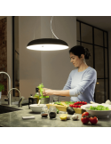 Lámpara Colgante Inteligente LED Amaze Hue Negra ambiente