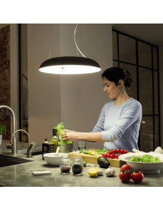 Amaze Hue LED Suspension Intelligente Noir 2