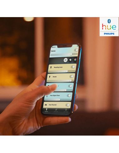 Suspension intelligente LED Amaze Hue Application de lumière chaude d'atmosphère noire