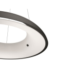 Lámpara Colgante Inteligente LED Amaze Hue Negra ambiente luz cálida detalle