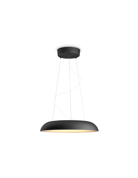Lámpara Colgante Inteligente LED Amaze Hue Negra ambiente luz cálida Philips HUE