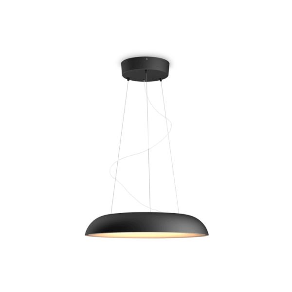 Lámpara Colgante Inteligente LED Amaze Hue Negra ambiente luz cálida Philips HUE