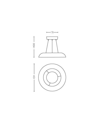 Lampe suspendue LED intelligente...