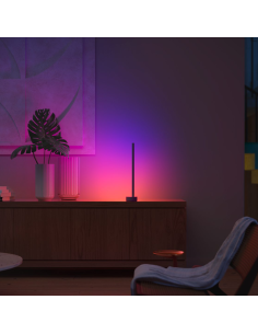 Lámpara de mesa LED negra inteligente Gradient Signe Philips Hue 2.000K hasta 6.500K + RGB 2