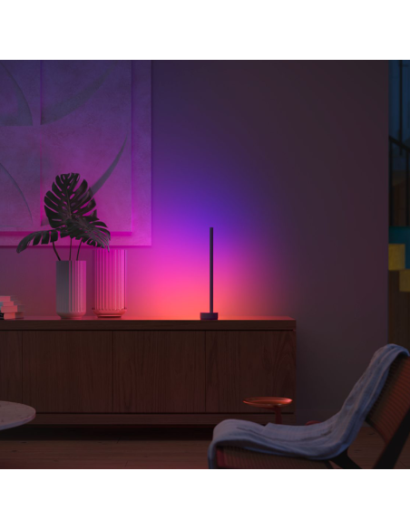 Candeeiro de mesa LED Smart Gradient Signe Philips Hue preto 2.000 K a 6.500 K + RGB ambiente
