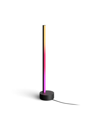 Lámpara de mesa LED negra inteligente Gradient Signe Philips Hue 2.000K hasta 6.500K + RGB