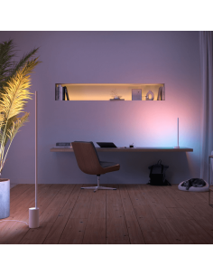 Lámpara de pie LED moderna Blanca Gradient Signe Philips Hue Regulable 2