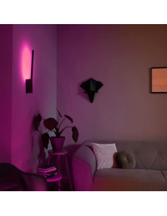 Aplique LED Inteligente negro Liane Hue 2