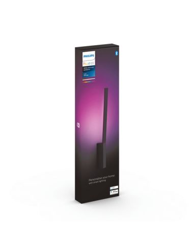 Applique murale LED Smart noire Liane Hue packaging