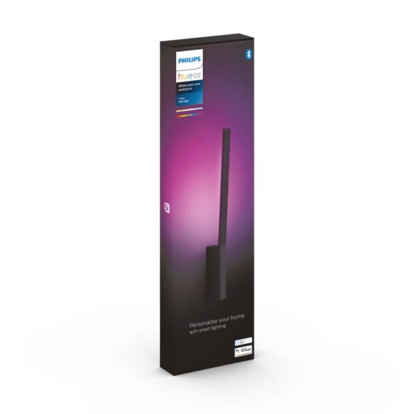 Aplique LED Inteligente negro Liane Hue embalaje