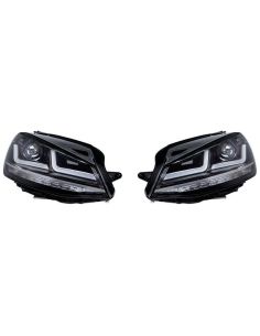 Golf VII LEDriving Xenarc Chrome Avant LED Phares Pack 2 LEDHL103-CM Osram | LéonLeds