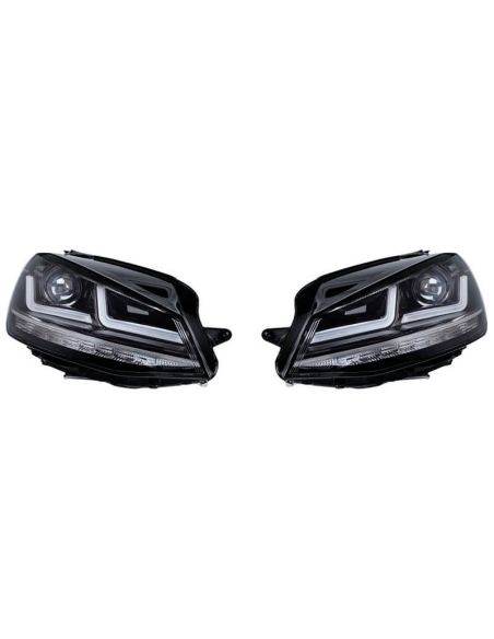 Golf VII LEDriving Xenarc Chrome Avant LED Phares Pack 2 LEDHL103-CM Osram | LéonLeds