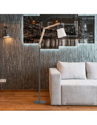 Lampadaire Janko 1xE14 ambiante |Trio Lighting| leonleds