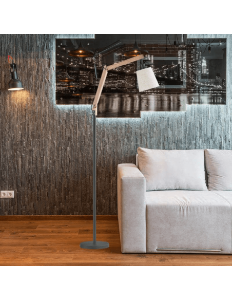 Lampadaire Janko 1xE14 ambiante |Trio Lighting| leonleds