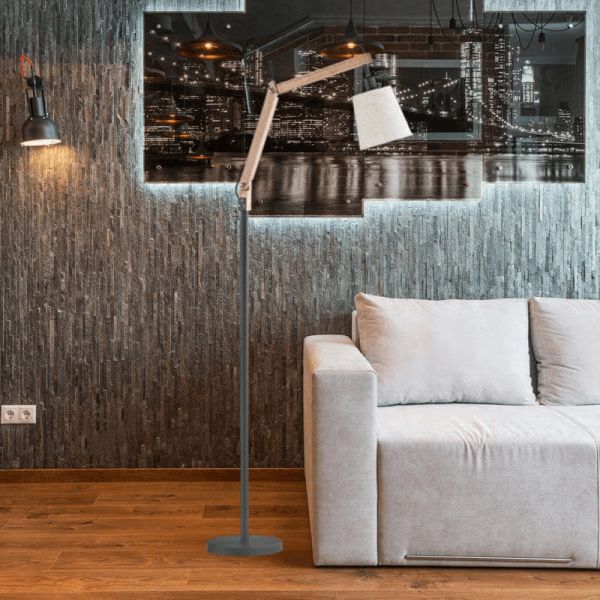 Luminária de pé Janko 1xE14 ambiente |Trio Lighting| leonleds