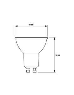 Ampoule LED dichroïque GU10 5.5W Philips Expert Color CRI97 | Ampoule LED halogène | Éclairage LeonLeds 2