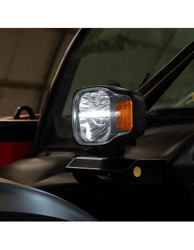 Faro delantero LED homologado para maquinaria agrícola e industria 6 Pin Deutsch Wesem | LeonLeds Iluminación