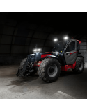 Faro delantero LED homologado para maquinaria agrícola e industria 6 Pin Deutsch Wesem ambiente| LeonLeds Iluminación