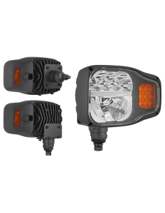 Faro delantero LED homologado para maquinaria agrícola e industria 6 Pin Deutsch Wesem | LeonLeds Iluminación 2