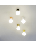 Plafón/aplique de pared de metal Ten ambiente