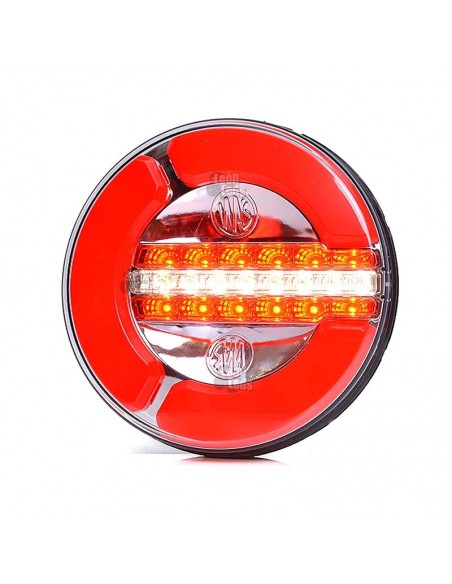 Feu LED rond avec position antibrouillard et marche arrière